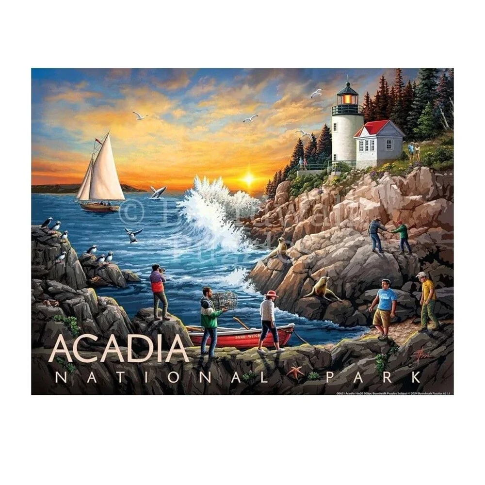 Acadia National Park 210 Piece Jigsaw Puzzle Boardwalk New